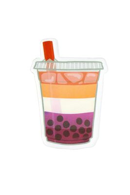 Sticker, Pride Lesbian Coffe to Go, Lesbian #34* Sticker, Pride Lesbian Coffe to Go, Lesbian #34*