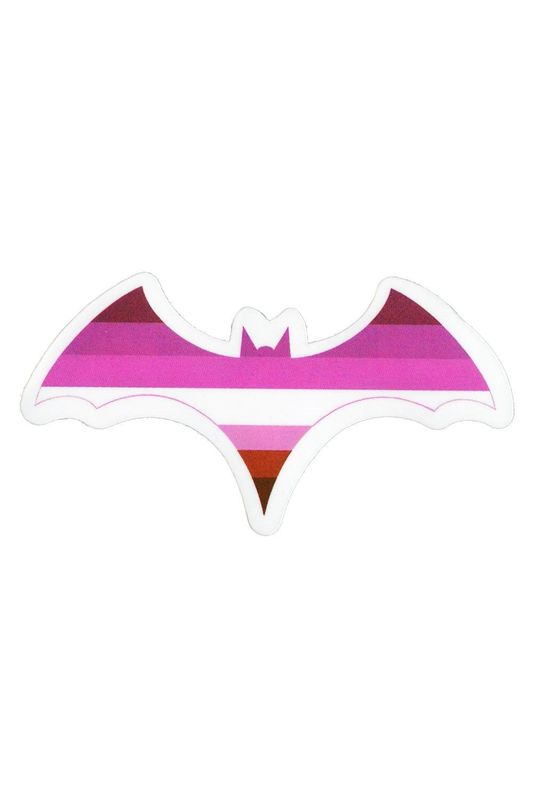 Sticker, Pride Lesbian Bat, Lesbian #52*