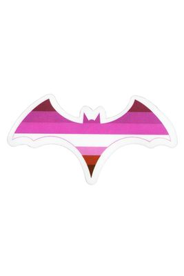 Sticker, Pride Lesbian Bat, Lesbian #52* Sticker, Pride Lesbian Bat, Lesbian #52*