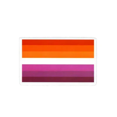 Sticker, Pride Lesbian Pride Flag, Lesbian #66* Sticker, Pride Lesbian Pride Flag, Lesbian #66*