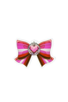 Sticker, Pride Lesbian Bow, Lesbian #70* Sticker, Pride Lesbian Bow, Lesbian #70*