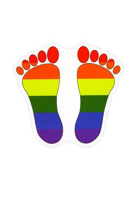 Sticker, Pride Feet, Pride #83* Sticker, Pride Feet, Pride #83*
