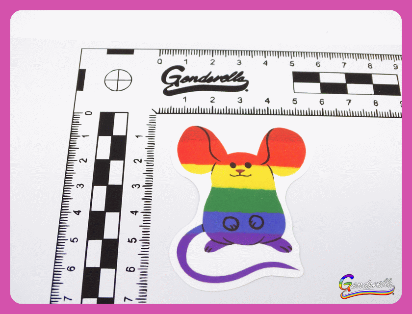 Sticker, Pride Mouse, Pride #117*