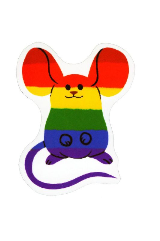 Sticker, Pride Mouse, Pride #117* Sticker, Pride Mouse, Pride #117*