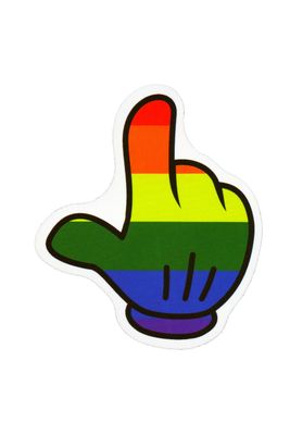 Sticker, Pride Index Finger, Pride #127* Sticker, Pride Index Finger, Pride #127*