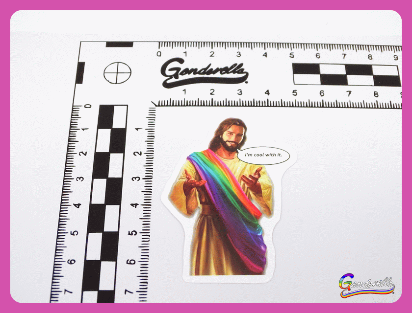 Sticker, Pride Jesus, Pride #138*