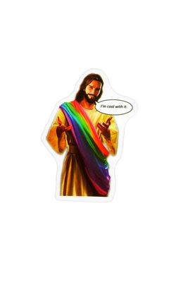 Sticker, Pride Jesus, Pride #138* Sticker, Pride Jesus, Pride #138*
