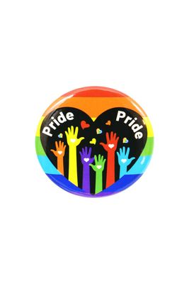 Button Button "Pride Hands" 40mm - Pride Anstecker
