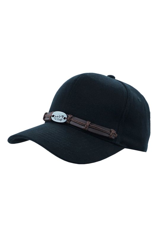 Cap, schwarz , Love Arrow Belt Applikation, Unisex - Pride Cap Cap, schwarz , Love Arrow Belt Applikation, Unisex - Pride Cap