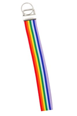 Handgemachtes LGBTQ+ Rainbow Schlüsselband, Bunt - 22cm Handgemachtes LGBTQ+ Rainbow Schlüsselband, Bunt - 22cm