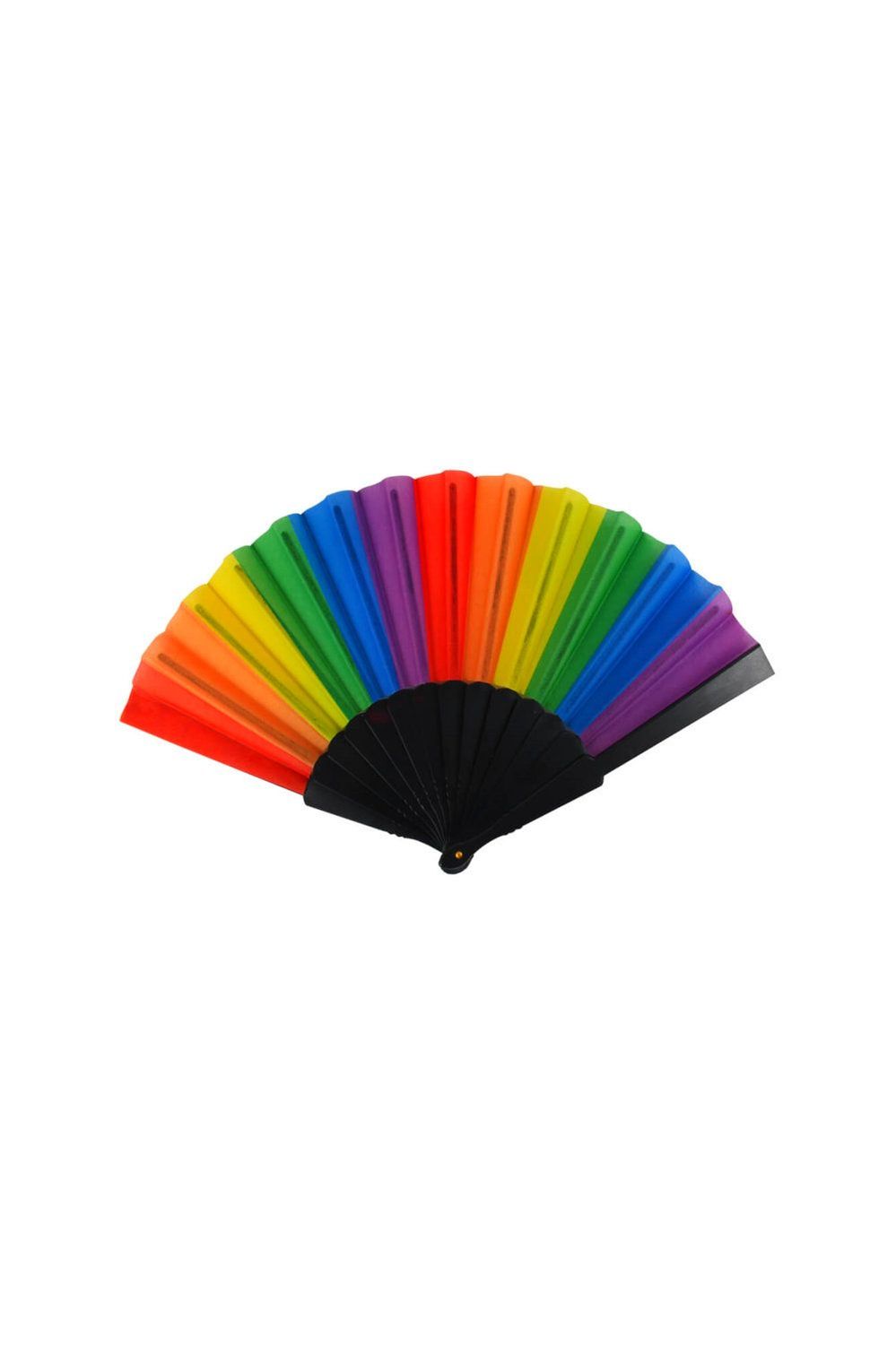 Faltfächer Regenbogen - Pride-Accessoire
