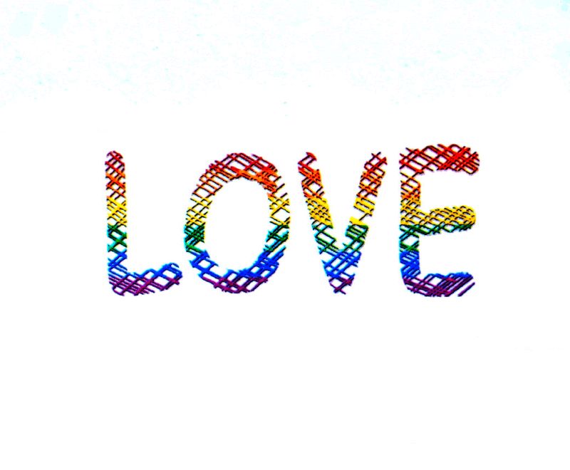 Sticker, Aufkleber Pride-Gitterlove, Hochglanz Weiß Regenbogenfarben, #270 - Pride Laptopsticker Sticker, Aufkleber Pride-Gitterlove, Hochglanz Weiß Regenbogenfarben, #270 - Pride Laptopsticker