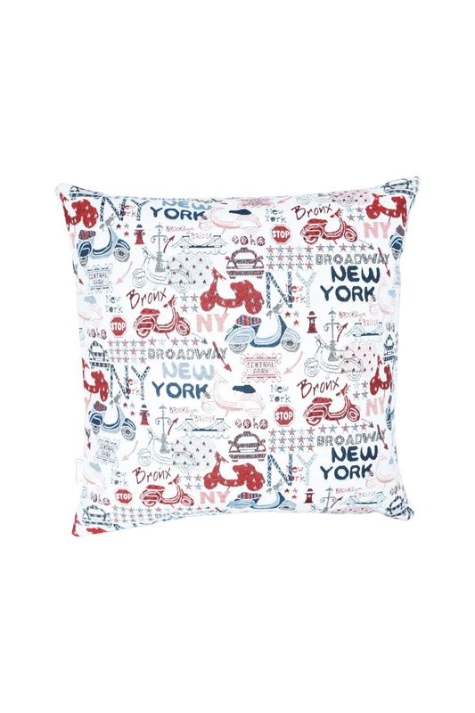 Kissen Kissen "New York City" Jacquard, 45x45cm - Handmade