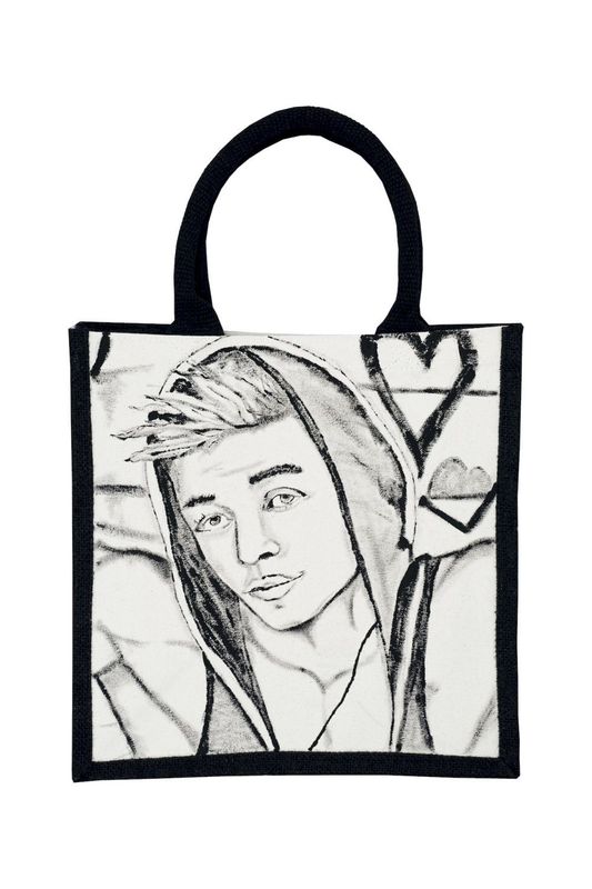 Design Tasche Lovely Guy - Handbemalt Design Tasche Lovely Guy - Handbemalt