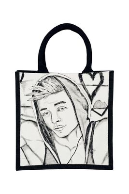 Design Tasche Lovely Guy - Handbemalt Design Tasche Lovely Guy - Handbemalt