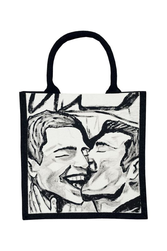 Design Tasche First Kiss - Handbemalt Design Tasche First Kiss - Handbemalt