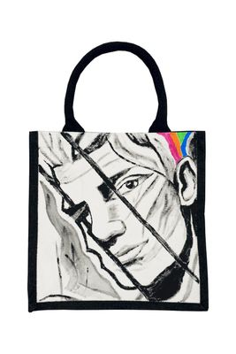 Design Tasche Rainbow Guy - Handbemalt Design Tasche Rainbow Guy - Handbemalt