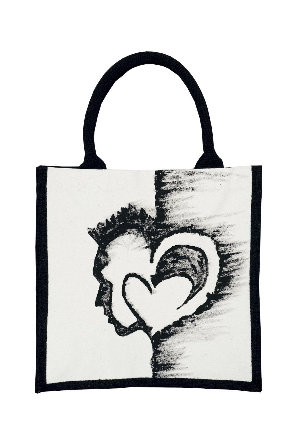 Design Tasche Kraft der Liebe - Handbemalt