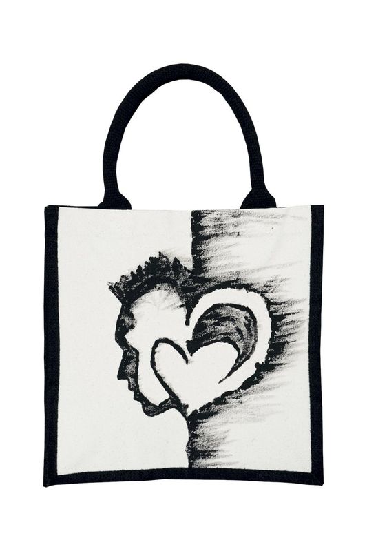Design Tasche Kraft der Liebe - Handbemalt Design Tasche Kraft der Liebe - Handbemalt