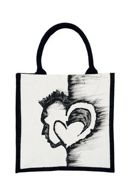 Design Tasche Kraft der Liebe - Handbemalt Design Tasche Kraft der Liebe - Handbemalt