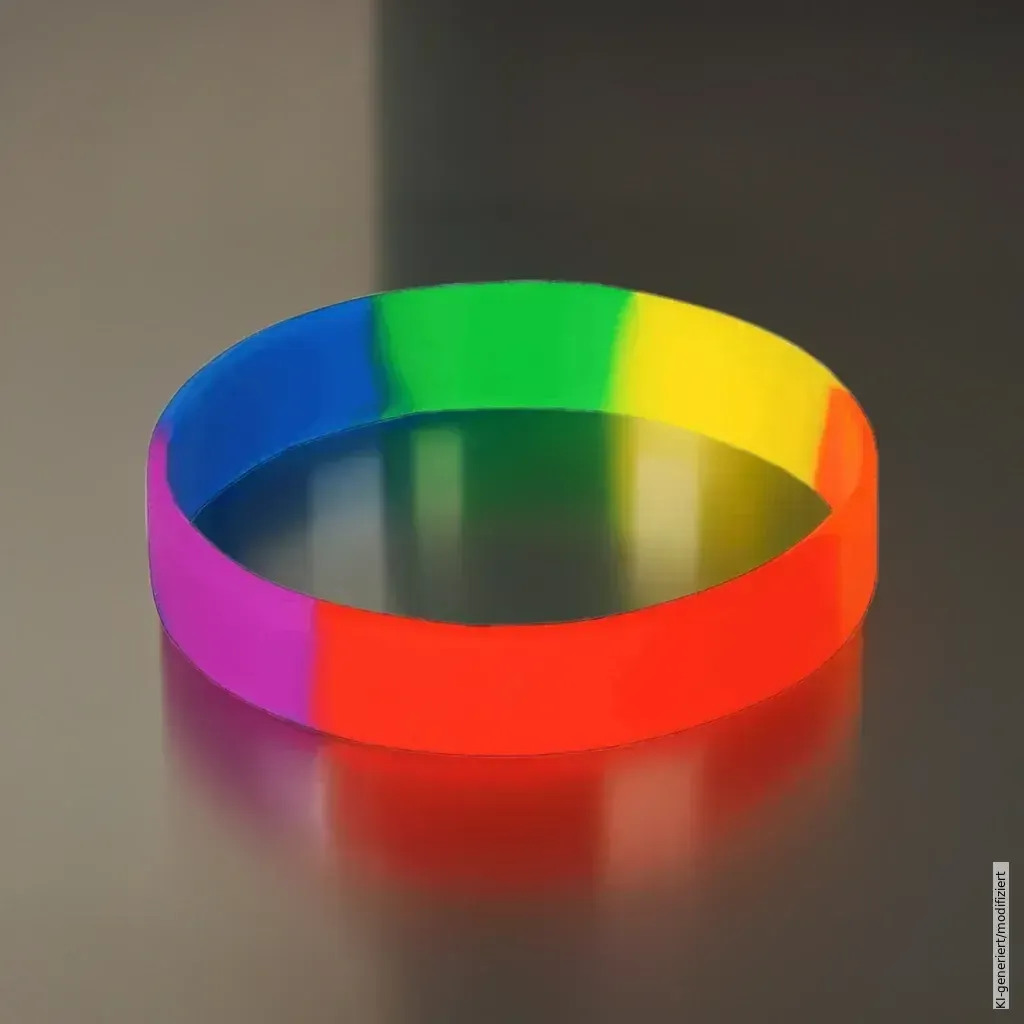 Silikon-Armband Pride Regenbogen