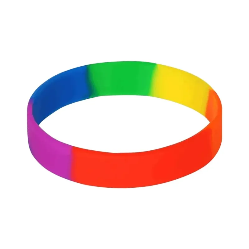 Silikon-Armband Pride Regenbogen

