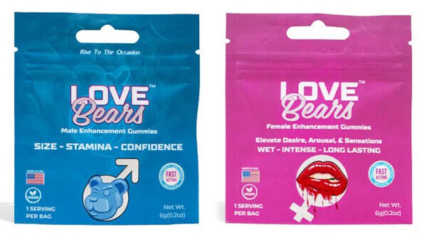 Intense Pleasure with Love Bears Gummy Supplements