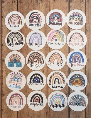 Rainbow Freshy Cardstock Rounds