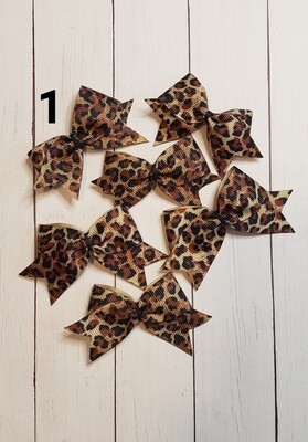 Leopard/Cheetah Bows - 2 Inch