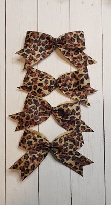 Leopard/Cheetah Bow - 3 Inch - Car Freshy Bows