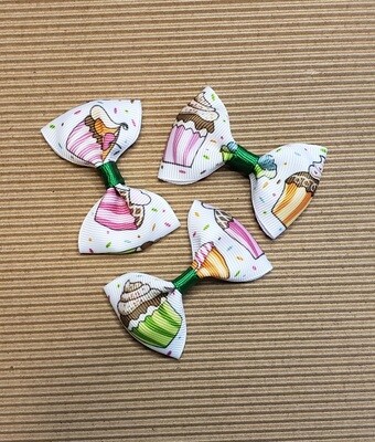 Bow With Cupcakes/Car Freshy Bow/Crafting Bow