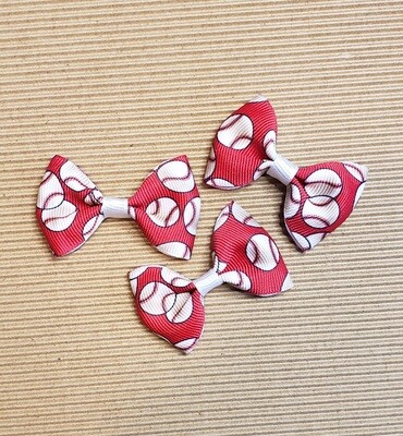 Bows with Baseballs/Car Freshy Bows/Craft Bows
