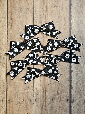 Paw Print Freshy Bows/Craft Bows