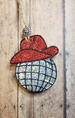 Western/Disco Ball/Cowboy Hat Car Freshy