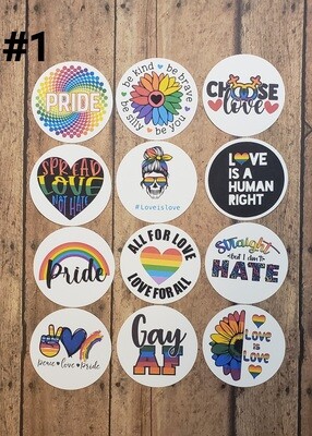 LGBT/PRIDE Cardstock Freshy Rounds