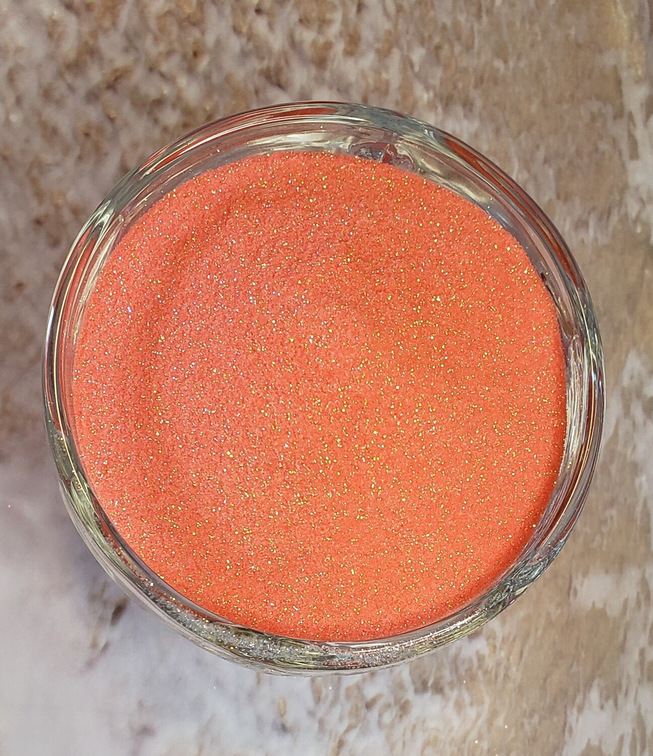 Orange Sherbet Extra Fine Polyester Glitter - 1 oz. &amp; 2 oz. packs