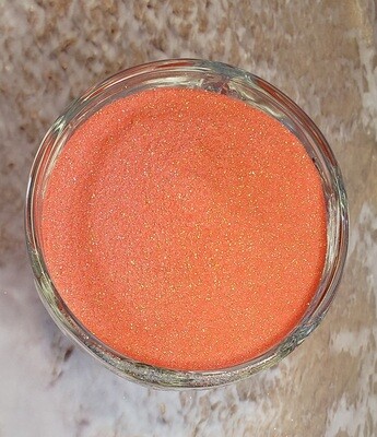 Orange Sherbet Extra Fine Polyester Glitter - 1 oz. &amp; 2 oz. packs