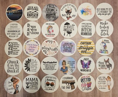 Mixed Grab Bag Freshy Cardstock Rounds/3 Inch/Qty. 30 Rounds