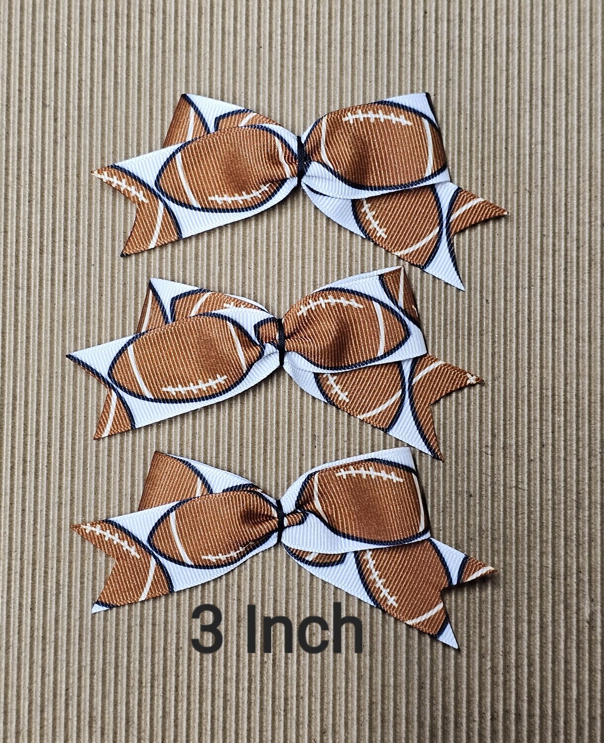 ​Bows W/Footballs/Car Freshy Bows/Craft Bows/3 Inch Bows