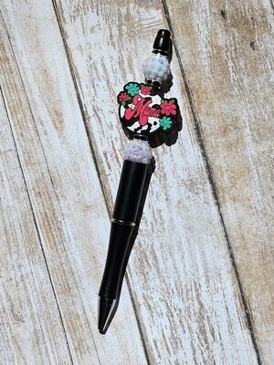 Beaded Ink pen/Mama