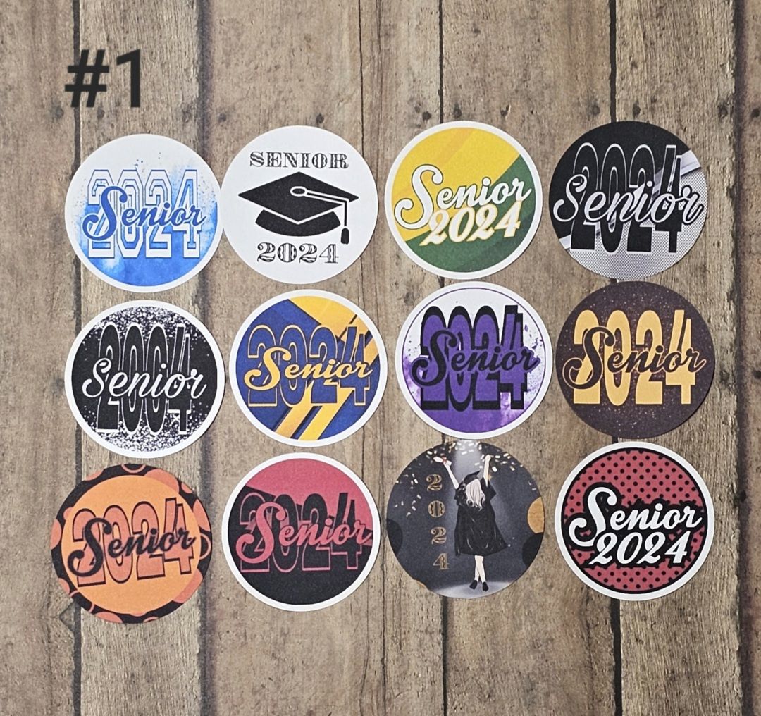 Senior Class of 2024/Car Freshy Cardstock Rounds