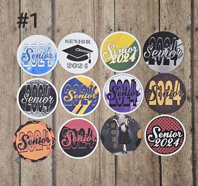 Senior Class of 2024/Car Freshy Cardstock Rounds