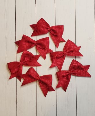 Red - Scarlet Red Ca Freshy Bow/Craft Bows