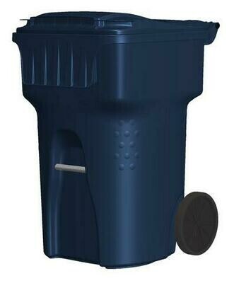 LARGE BLUE 95 Gallon Recycling Can