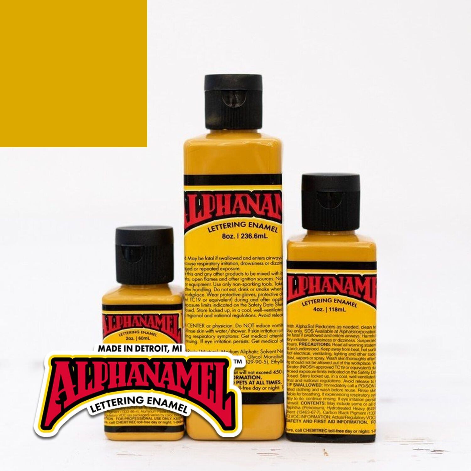 Alphanamel Imitation Gold