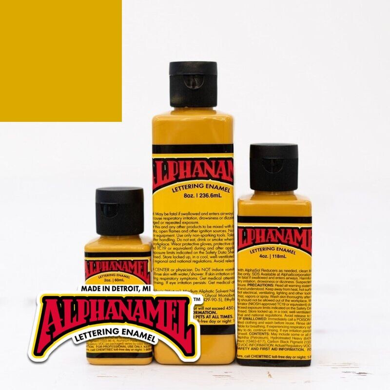 Alphanamel Imitation Gold