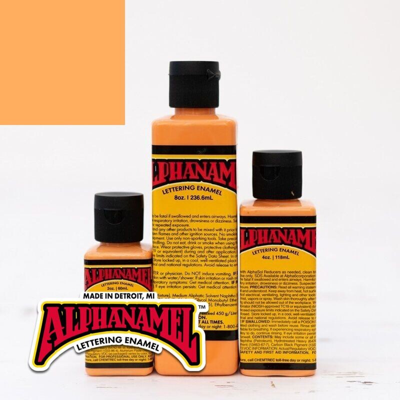 Alphanamel Orange Sherbert