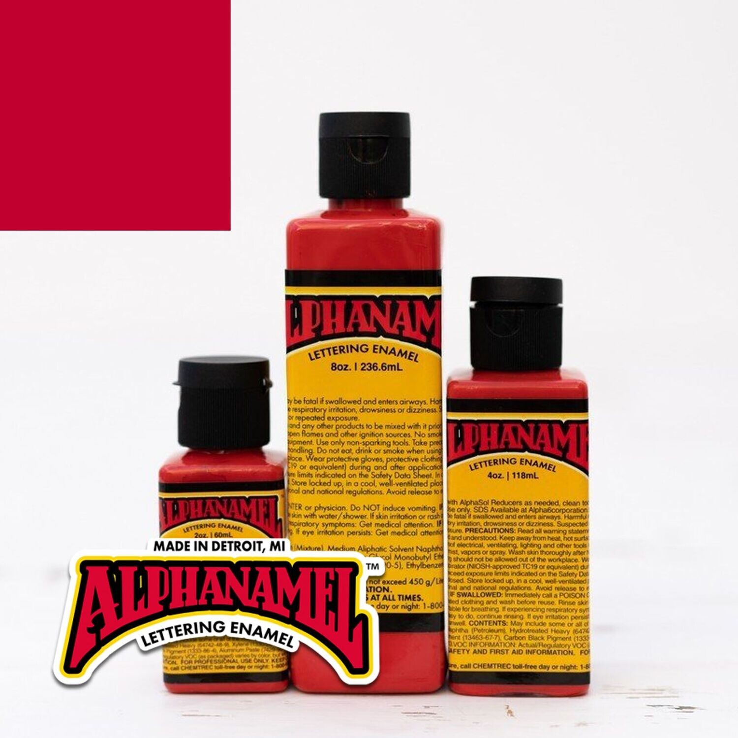 Alphanamel Dark Red