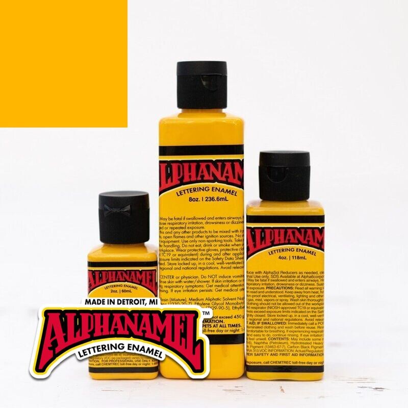 Alphanamel Dark Yellow