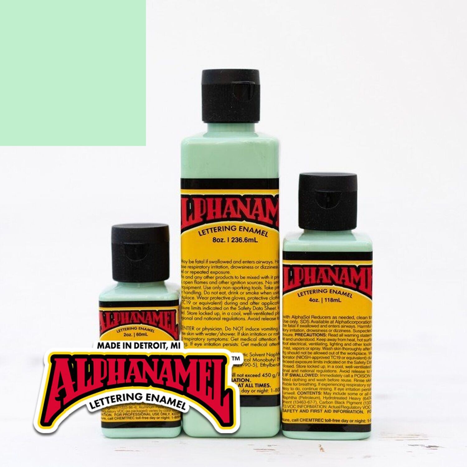Alphanamel Mint Green